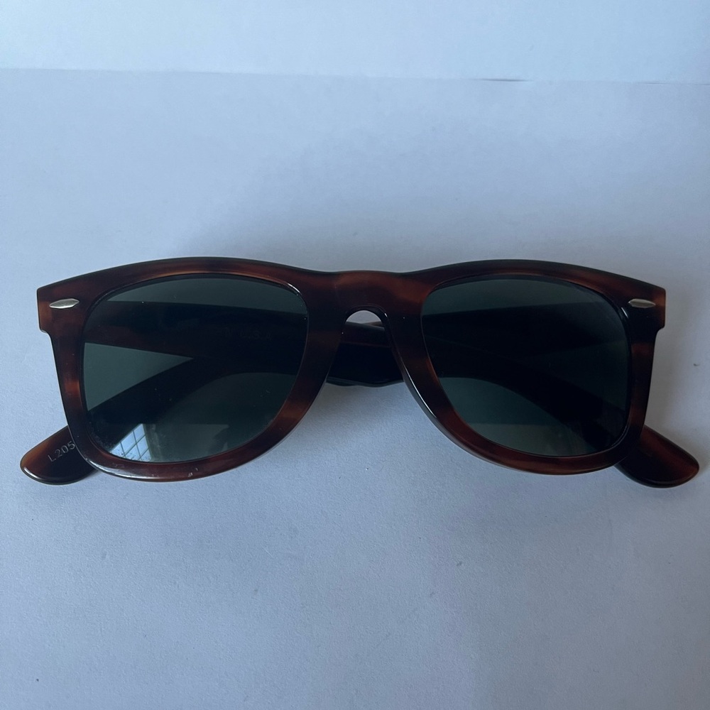 Vintage B&L Ray-Ban Wayfarer Tortoise Shell Sunglasses